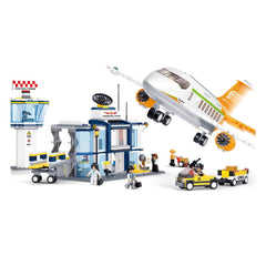 Sluban Aviation-International Airport Building Blocks For Ages 6+