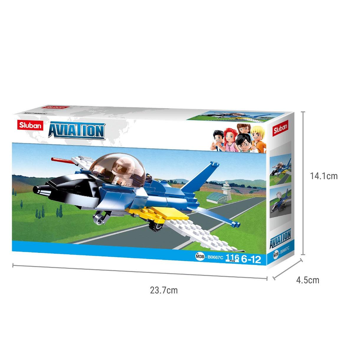 Sluban Training Plane Building Blocks For Ages 6+