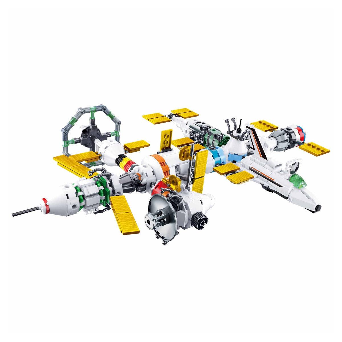 Sluban International Space Station 8 In 1 Building Blocks For Ages 6+