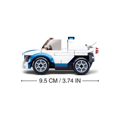 Sluban Police Car Building Blocks For Ages 6+