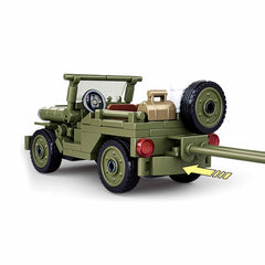Sluban WWII-Willys Jeep Building Blocks For Ages 6+
