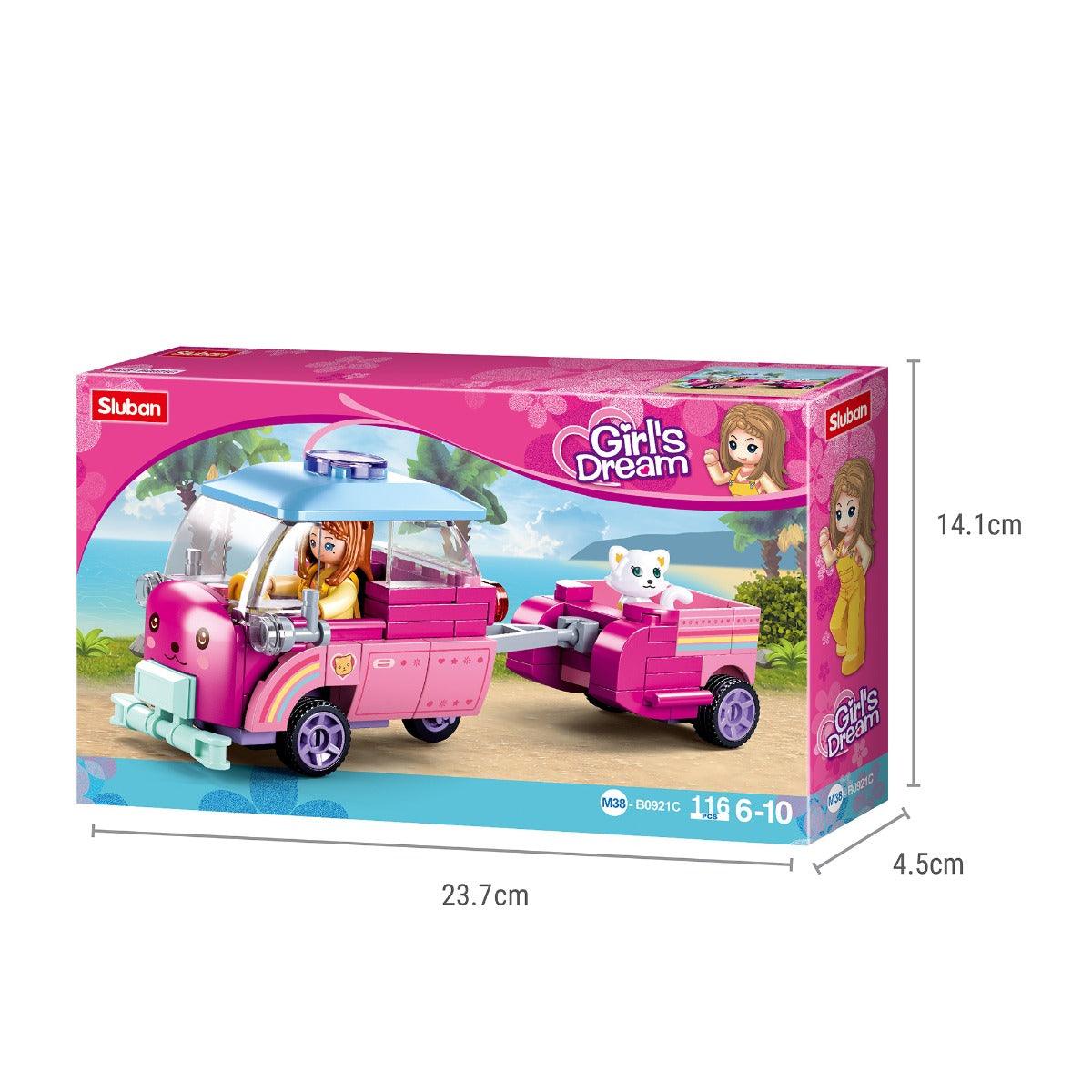 Sluban Girls Dream-Pet Car Building Blocks For Ages 6+