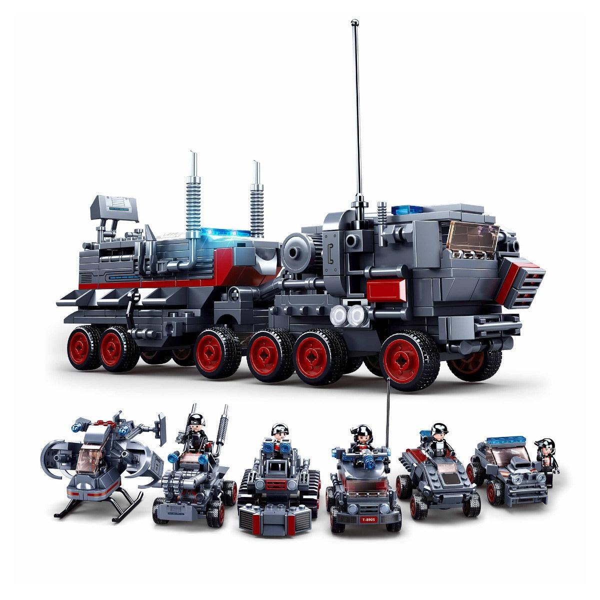 Sluban Command Vehicle 6 Into 1 Building Blocks For Ages 6+