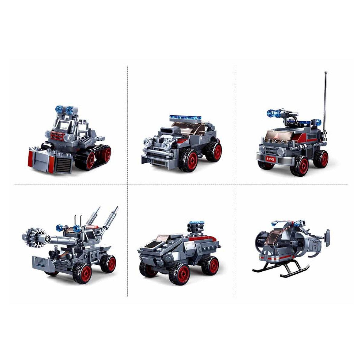 Sluban Command Vehicle 6 Into 1 Building Blocks For Ages 6+