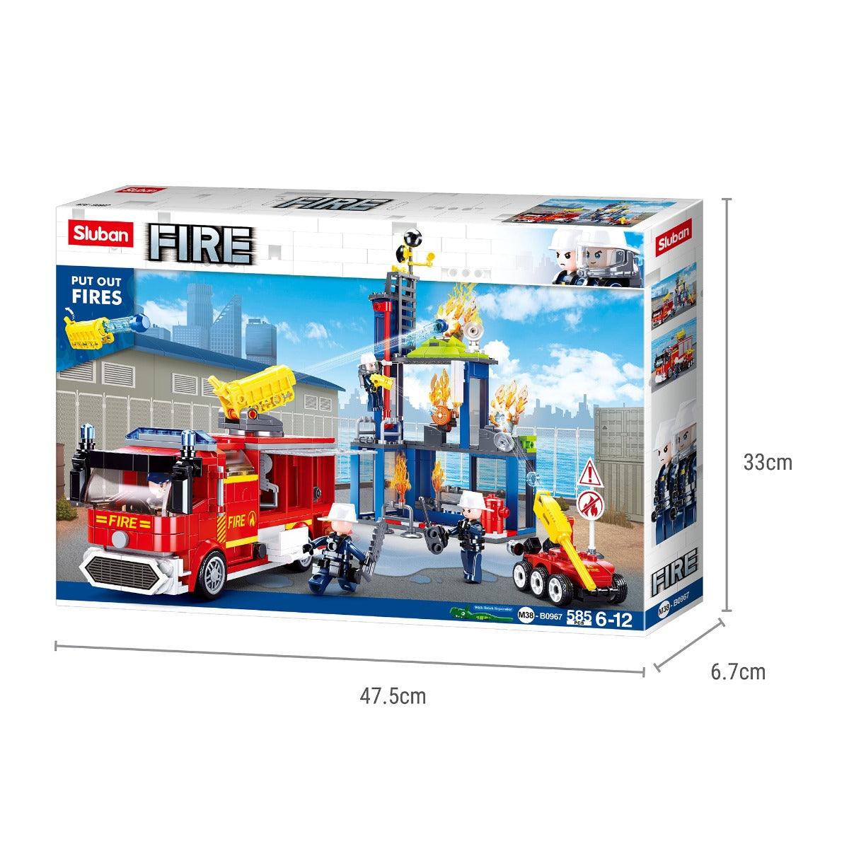 Sluban Fire Fighting Training Center Building Blocks For Ages 6+