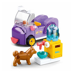 Sluban Dog Feeding Area Building Blocks For Ages 6+