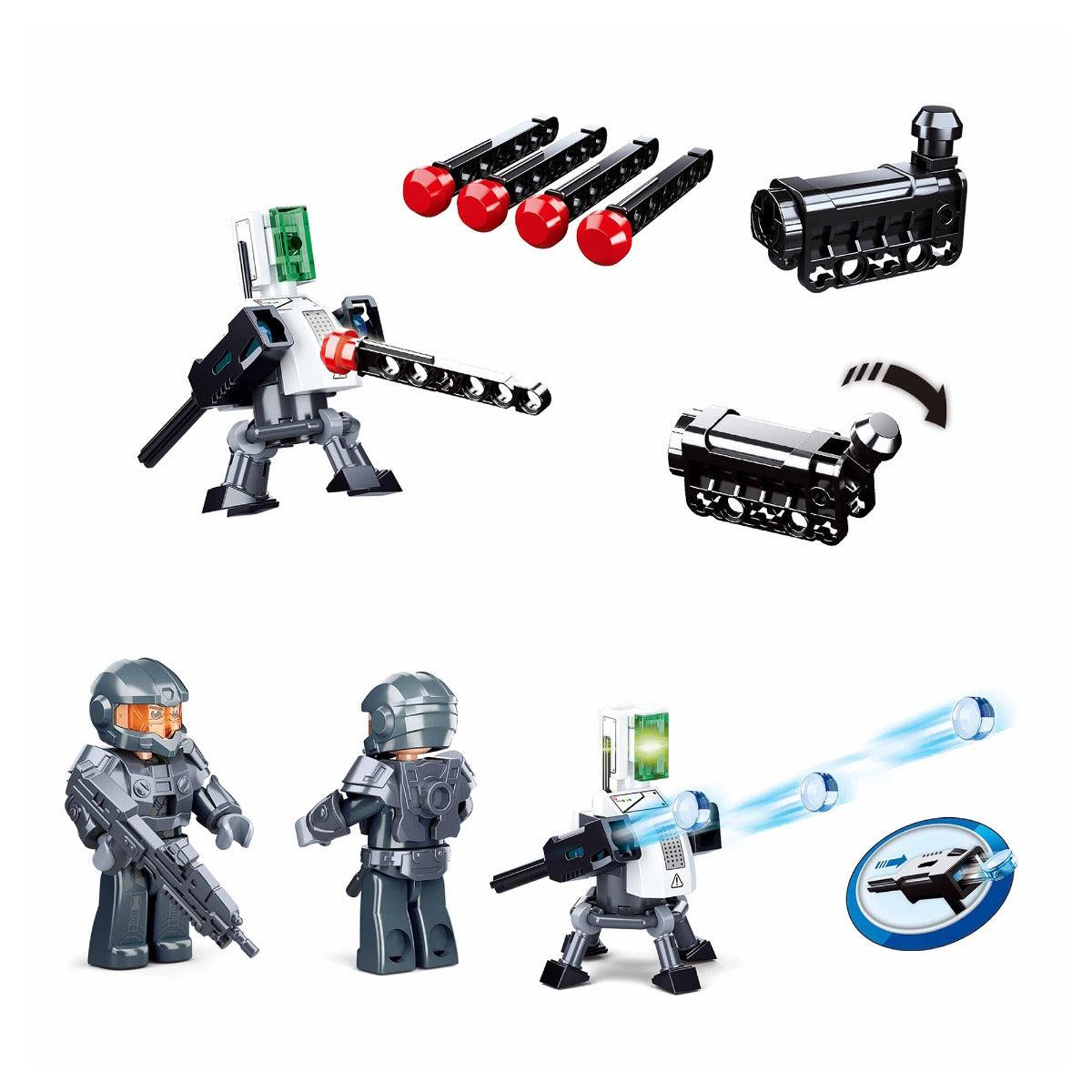 Sluban Fire Rain-Inquisitor Robot Building Blocks For Ages 6+