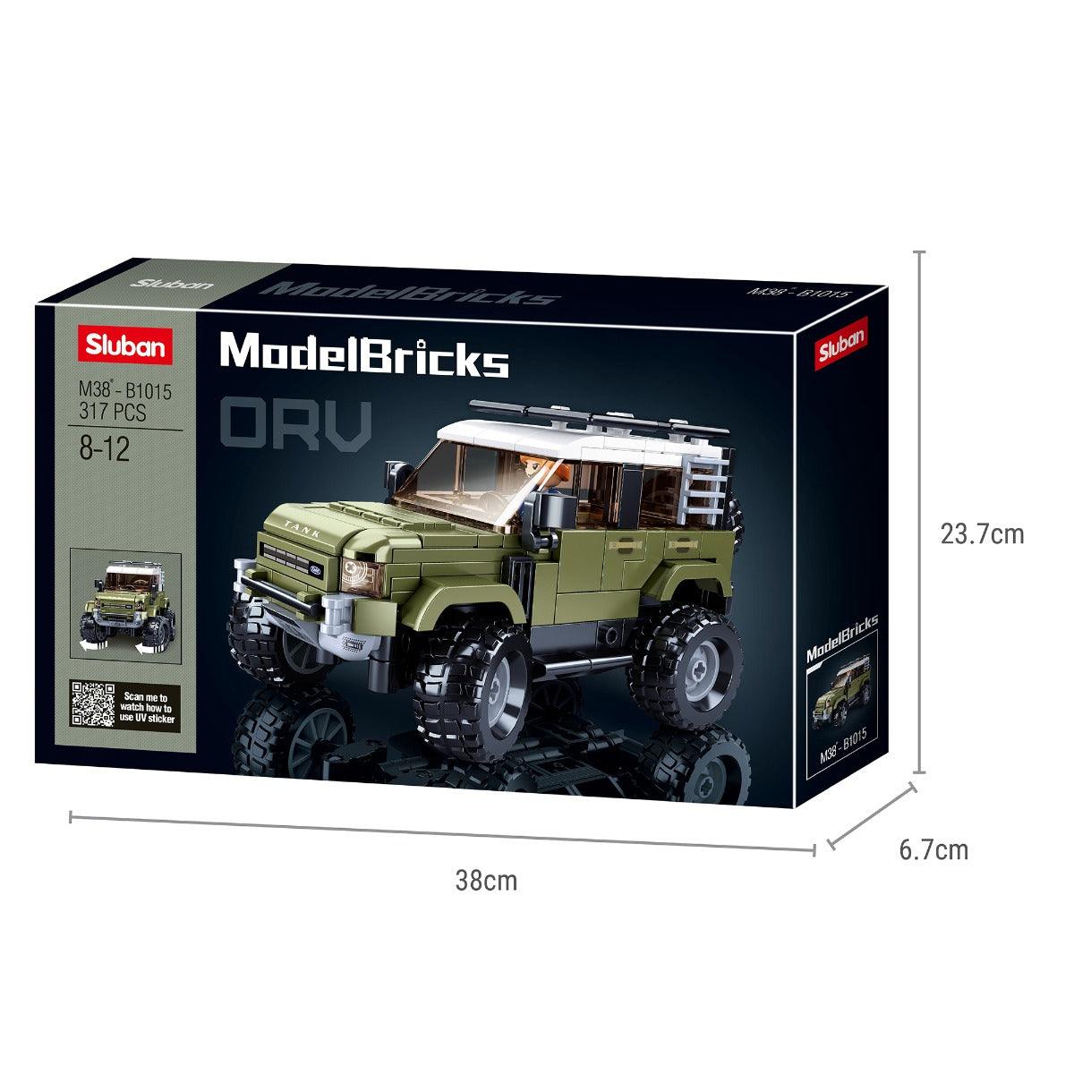 Sluban Orv Suv Building Blocks For Ages 8+