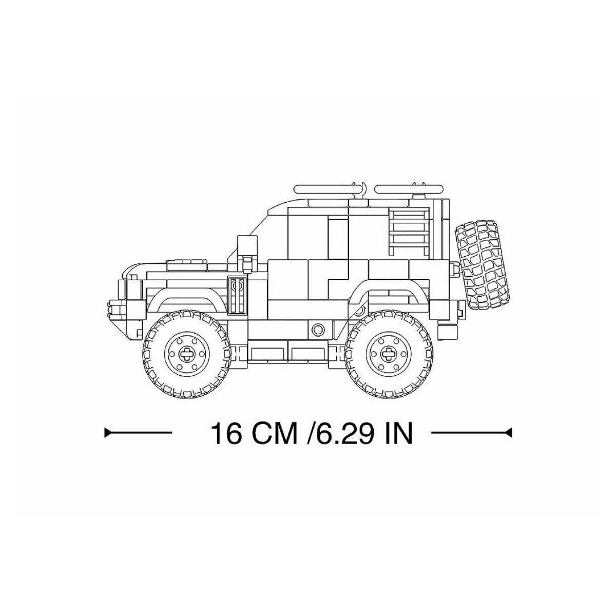 Sluban Orv Suv Building Blocks For Ages 8+