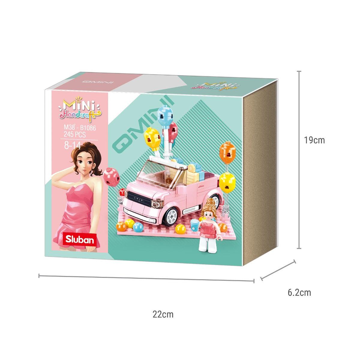 Sluban Open-Topped Car Building Blocks For Ages 8+