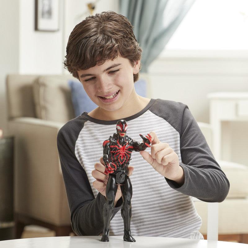 Marvel Universe Inspired Spider-Man Maximum Venom Titan Hero Miles Morales Action Figure, Ages 4 And Up