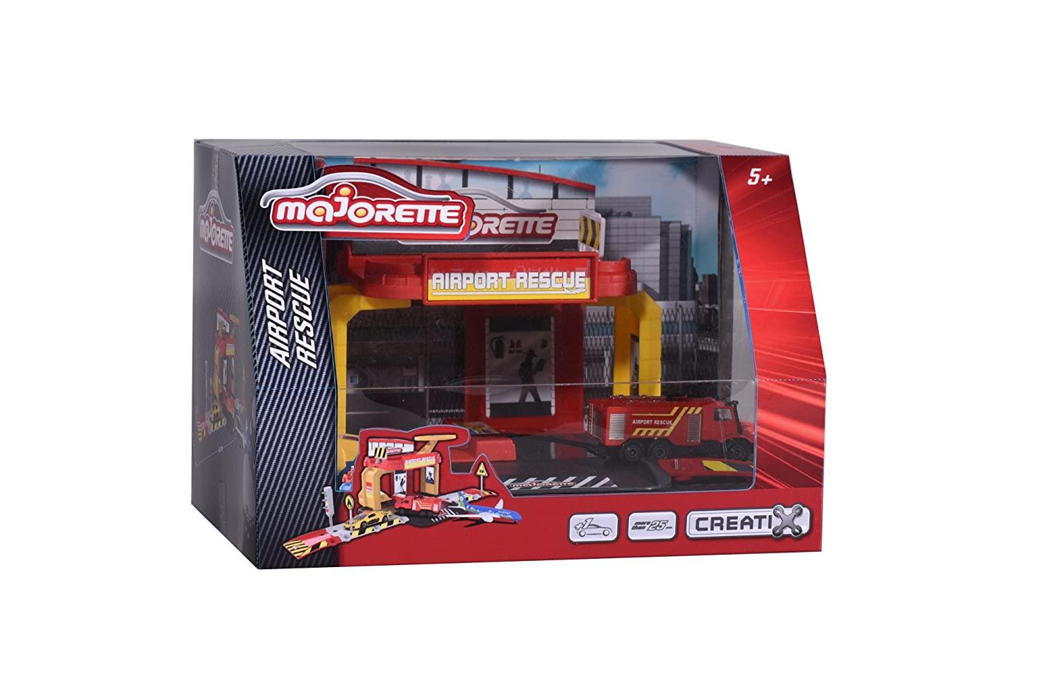 Majorette Creatix Airport Rescue Playset, Only 1 Car Included