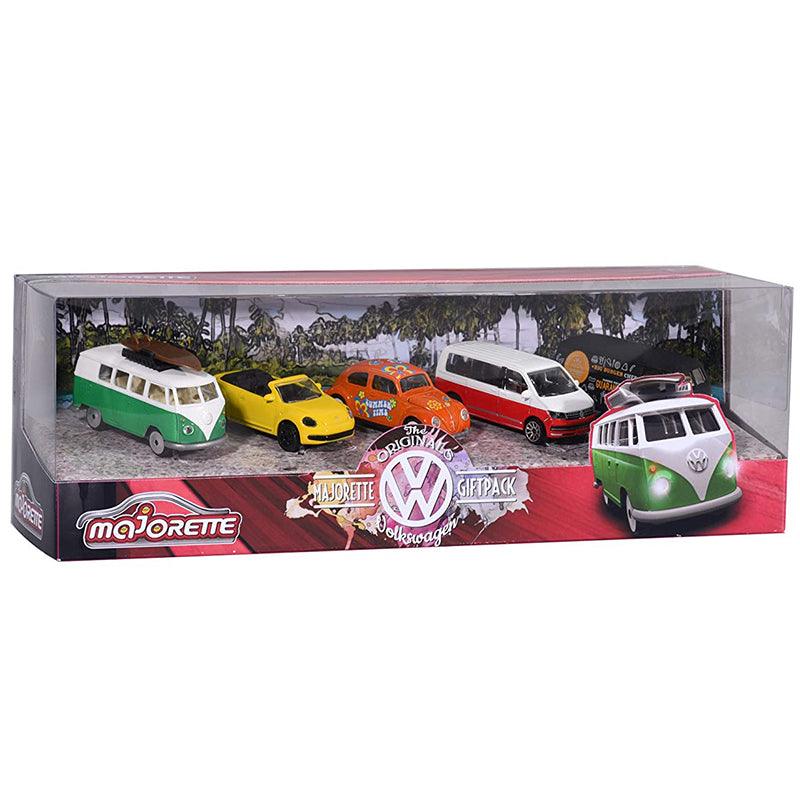 Majorette VW The Original 5 Pieces Git Pack Car Set for Kids
