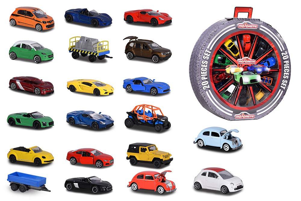 Majorette Wow Wheel Giftpack, Set of 20 Miniature Car Boxes