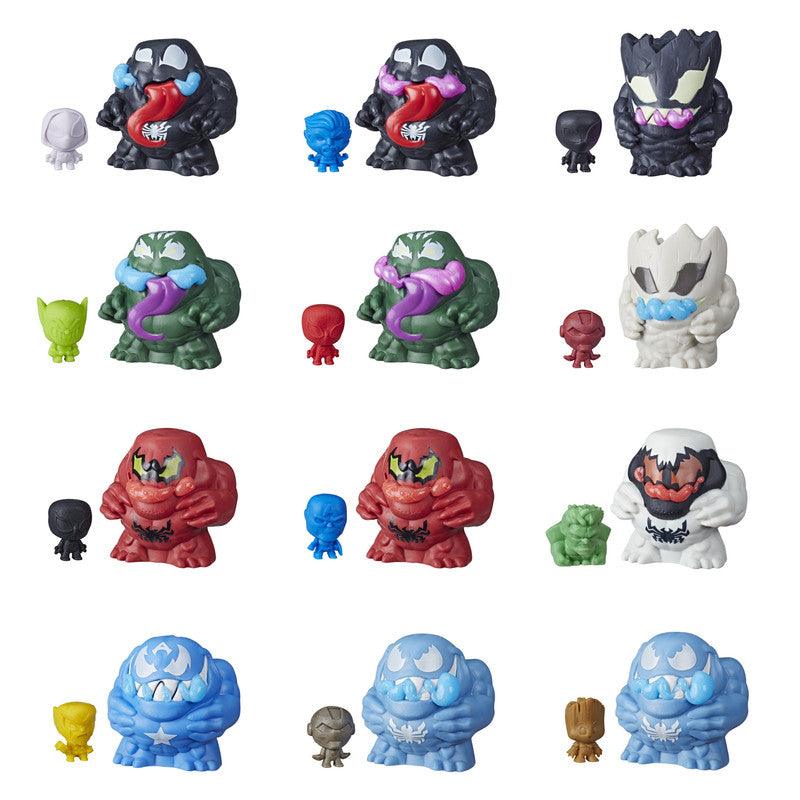 Marvel Spiderman Venom Burst 3-Inch Action Figure Toy, With Ooze and 1-Inch Figure, For Kids Ages 4 And Up