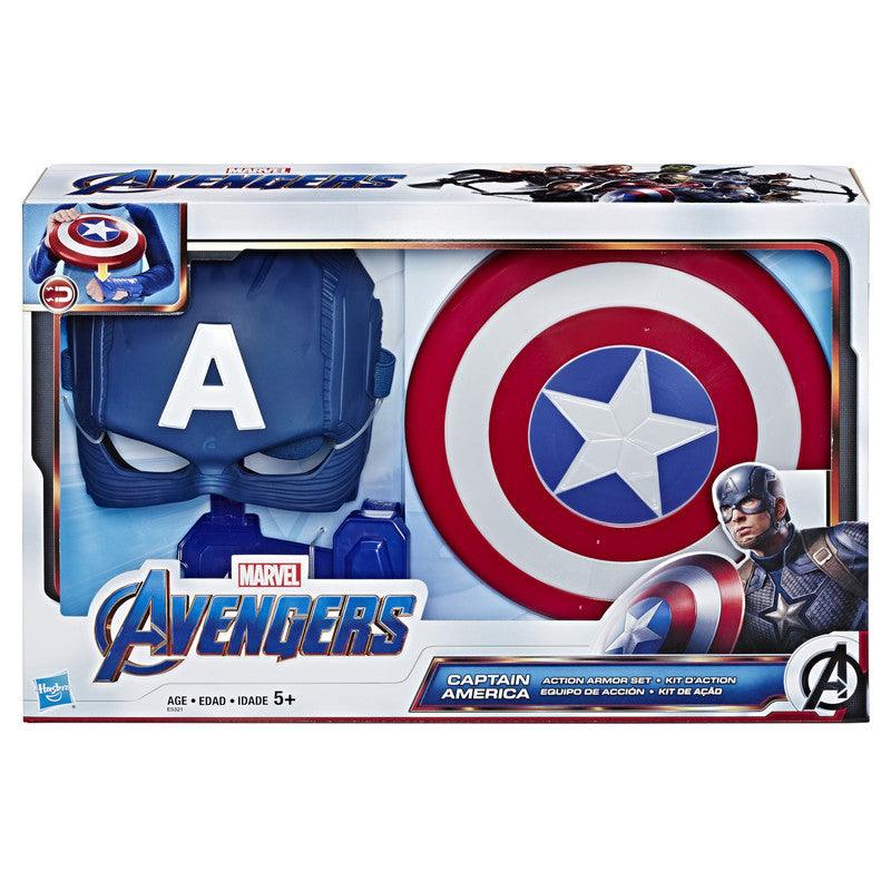 Marvel Avengers Captain America Roleplay Set (Captain America Mask and Magnetic Shield Toy for Role Play)