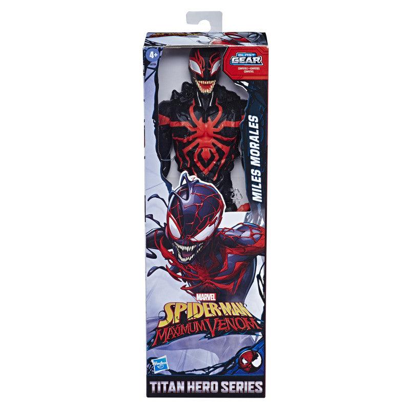 Marvel Universe Inspired Spider-Man Maximum Venom Titan Hero Miles Morales Action Figure, Ages 4 And Up