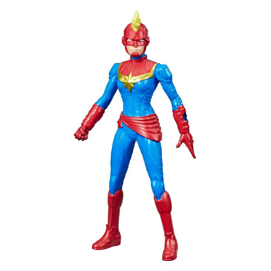 Marvel Avengers Captain Marvel Action Figure 9.5-Inch, Comics-Inspired Design, For Kids Ages 4 And Up