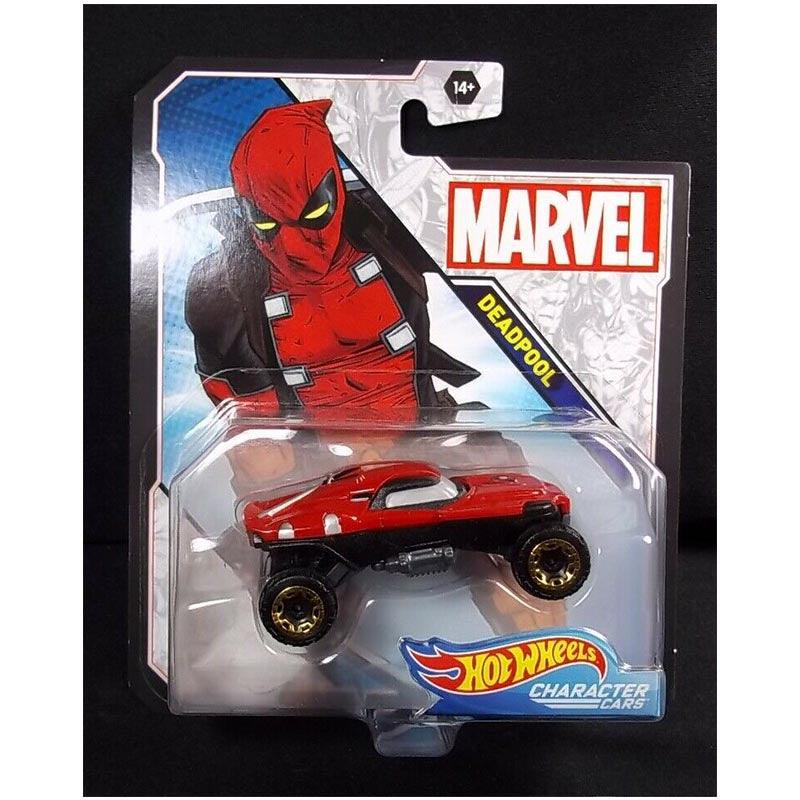 Marvel Collector Hot Wheel Deadpool Character Cars Black Edge