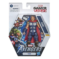 Marvel Gamerverse 6-inch Thor Action Figure Toy, Iconic Armor Skin, Ages 4 And Up