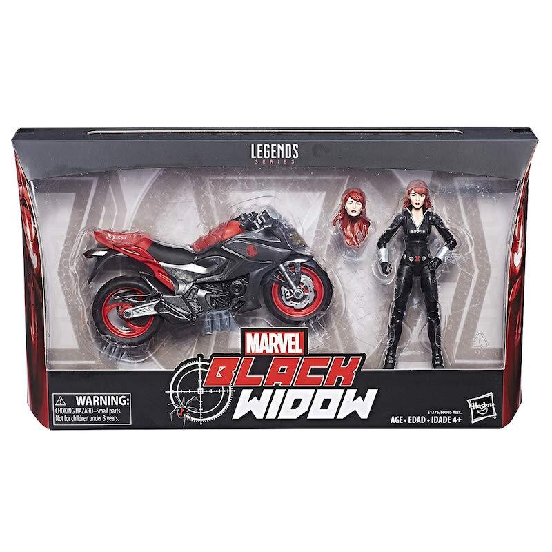 Marvel Legends Series 6-inch Black Widow with Motorcycle