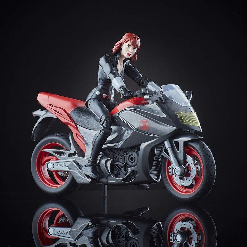 Marvel Legends Series 6-inch Black Widow with Motorcycle