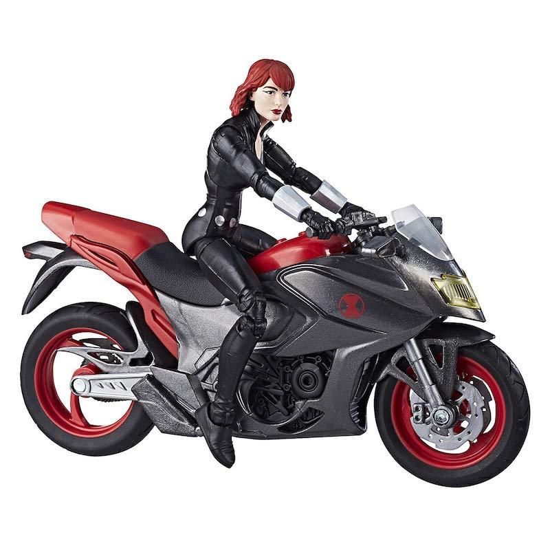 Marvel Legends Series 6-inch Black Widow with Motorcycle