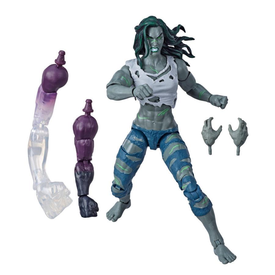 Marvel Legends Series 6-Inch Collectible Action Figure Hulk Toy, 2 Accessories, 2 Build-A-Figure Parts
