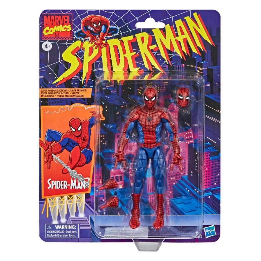 Marvel Legends Series 6-inch Collectible Spider-Man Action Figure Toy Retro Collection