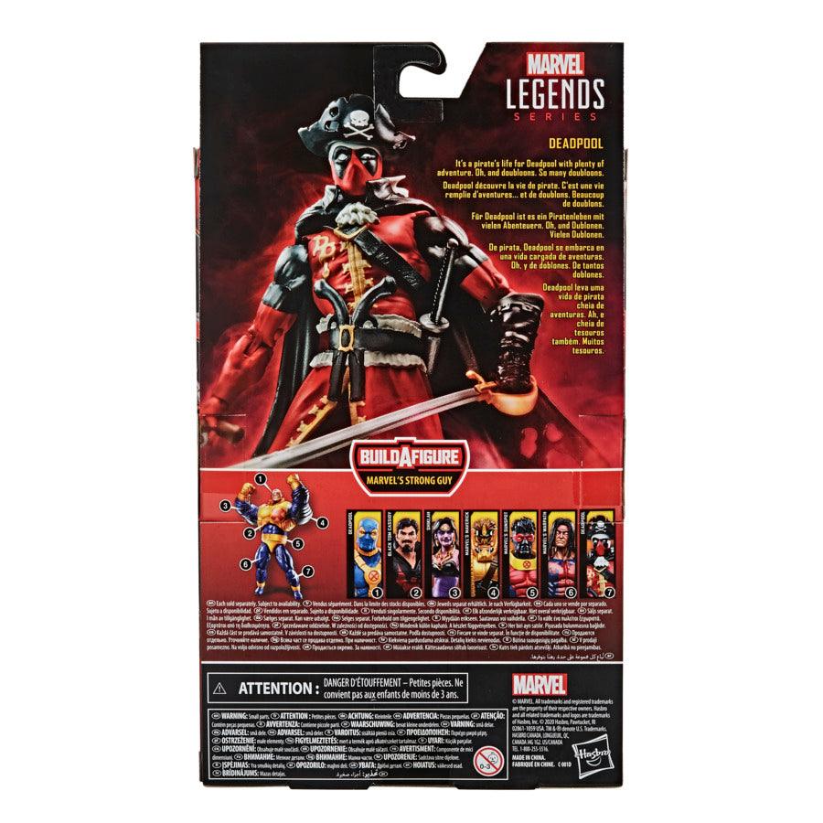 Marvel Legends Series 6-inch Deadpool Collection Deadpool Action Figure Toy Premium Design and 3 Accessories