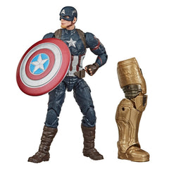 Marvel Legends Series Avengers 6-inch Collectible Action Figure Toy Captain America, Premium Design and 2 Accessories