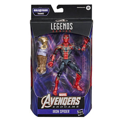 Marvel Legends Series Avengers 6-inch Collectible Action Figure Toy Iron Spider, Premium Design and Build-a-Figure Part.