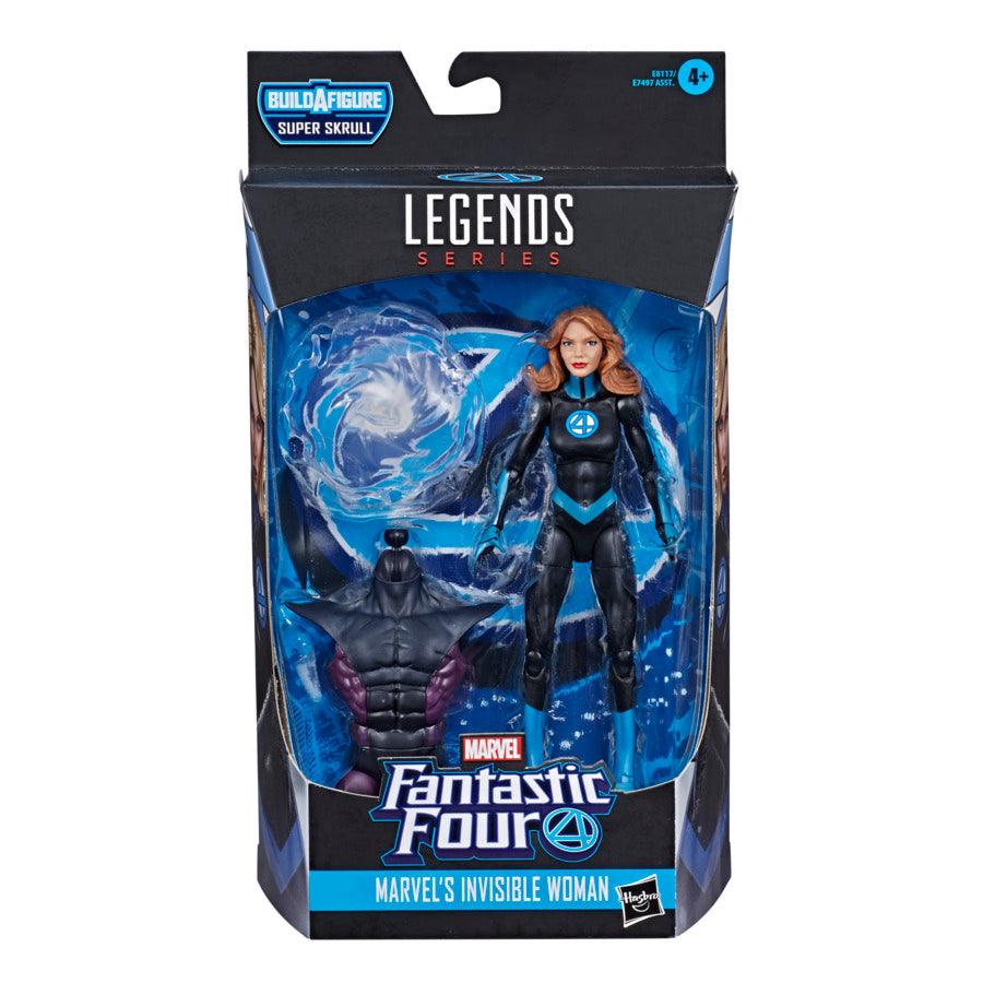 Marvel Legends Series Fantastic Four 6-inch Collectible Action Figure Marvel‚Äö√Ñ√∂‚àö√ë‚àö¬•s Invisible Woman Toy, 1 Accessory, 1 Build-A-Figure Part