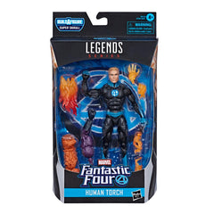 Marvel Legends Series Fantastic Four 6Inch Collectible Action Figure Human Torch Toy,3 Build-A-Figure Parts