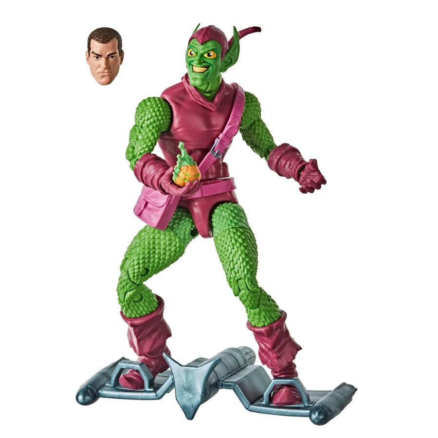 Marvel Legends Series Spider-Man 6-inch Collectible Green Goblin Action Figure Toy Retro Collection