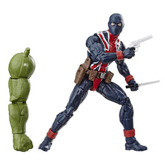 Marvel Legends Series Union Jack 6-inch Collectible Action Figure Toy For Ages 6 and Up with Accessories and Build-A-Figure Piece