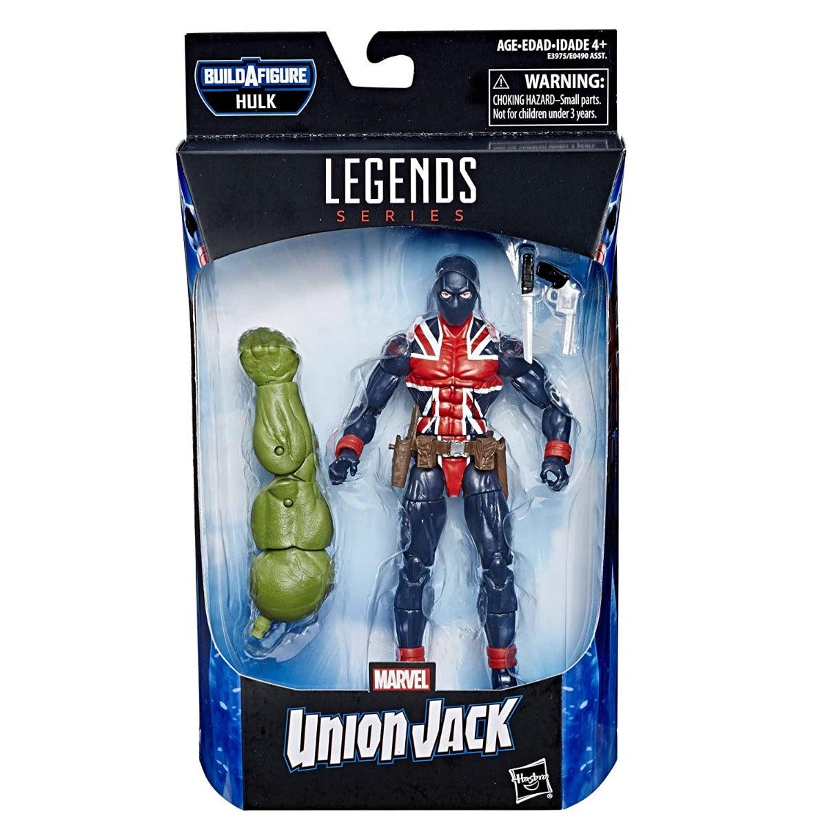 Marvel Legends Series Union Jack 6-inch Collectible Action Figure Toy For Ages 6 and Up with Accessories and Build-A-Figure Piece