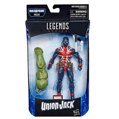Marvel Legends Series Union Jack 6-inch Collectible Action Figure Toy For Ages 6 and Up with Accessories and Build-A-Figure Piece