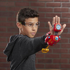 Marvel Nerf Power Moves Avengers Iron Man Repulsor Blast Gauntlet Nerf Dart-Launching Toy For Kids Roleplay, Toys For Kids Ages 5 And Up