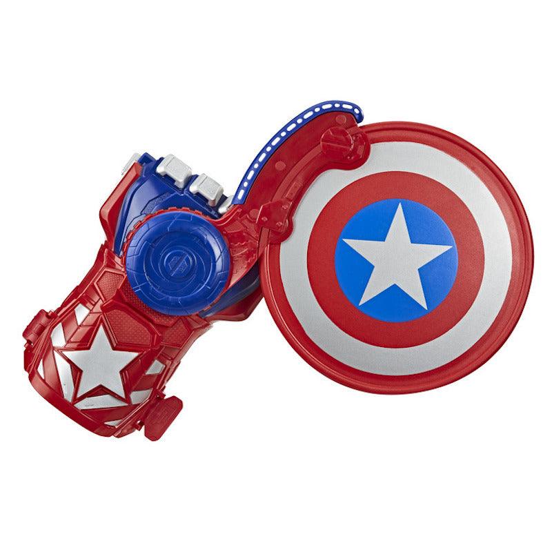 Marvel Nerf Power Moves Marvel Avengers Captain America Shield Sling Nerf Disc-Launching Toy For Kids Roleplay, Toys For Kids Ages 5 And Up