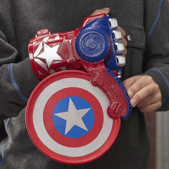 Marvel Nerf Power Moves Marvel Avengers Captain America Shield Sling Nerf Disc-Launching Toy For Kids Roleplay, Toys For Kids Ages 5 And Up