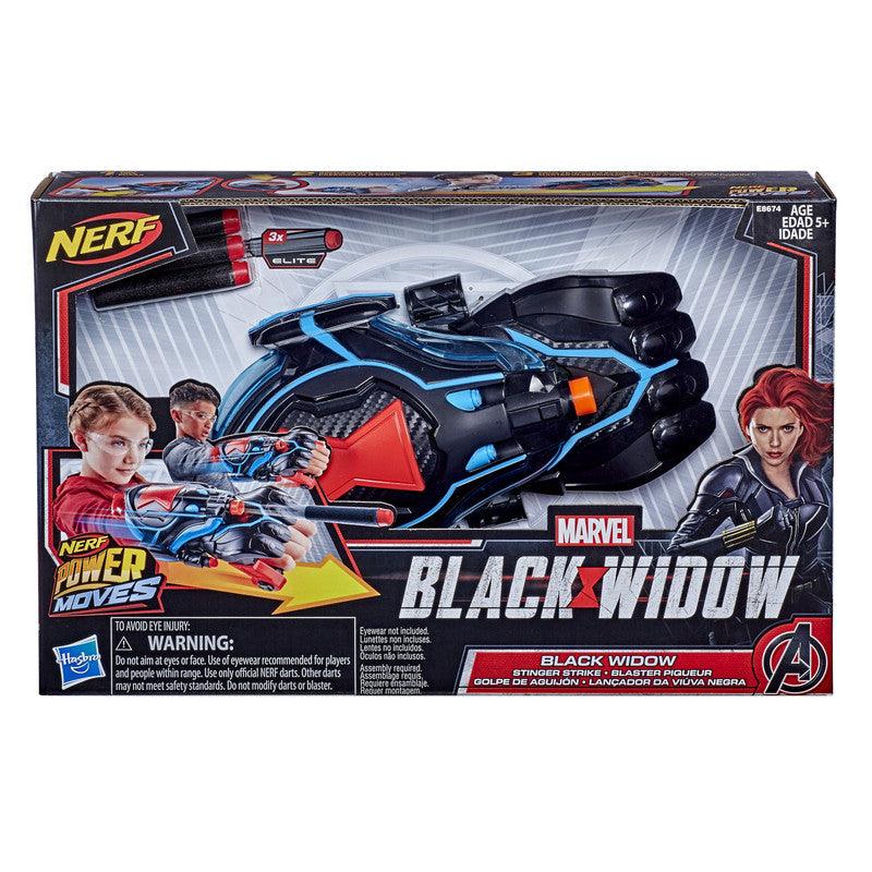Marvel Power Moves Black Widow Stinger Strike Nerf Dart-Launching Roleplay Toy for Kids Ages 5 and Up