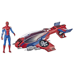 Marvel Spider-Man: Far from Home Spider-Jet with ‚Äö√Ñ√¨ Vehicle Toy & 6 inch Scale Action Figure