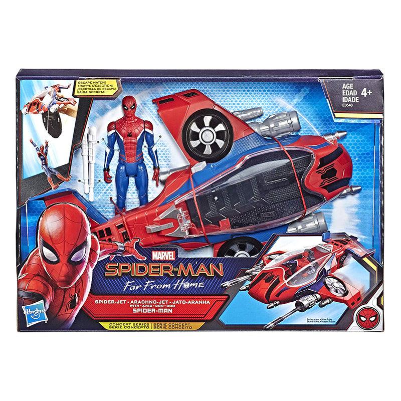 Marvel Spider-Man Spider Escape Jet Set, Includes 3 Figures and Vehicle 