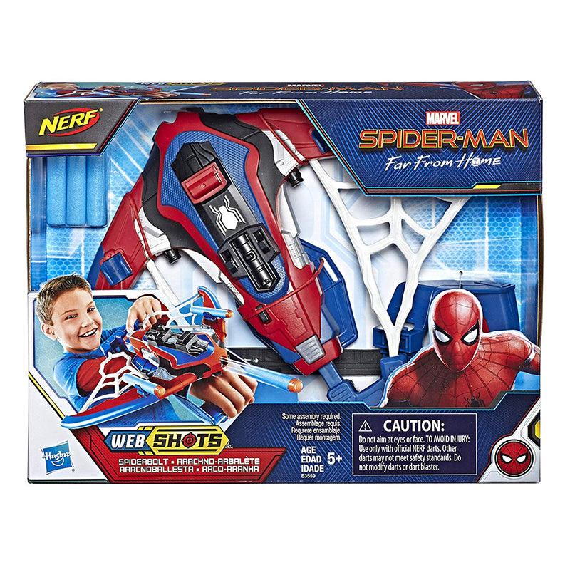 Marvel Spider-Man Web Shots Spiderbolt Nerf Powered Blaster Toy