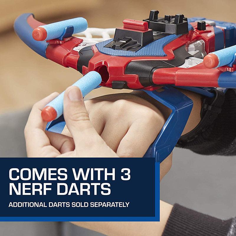 Buy Marvel Spider-Man Web Shots Spiderbolt Nerf Powered Blaster Toy