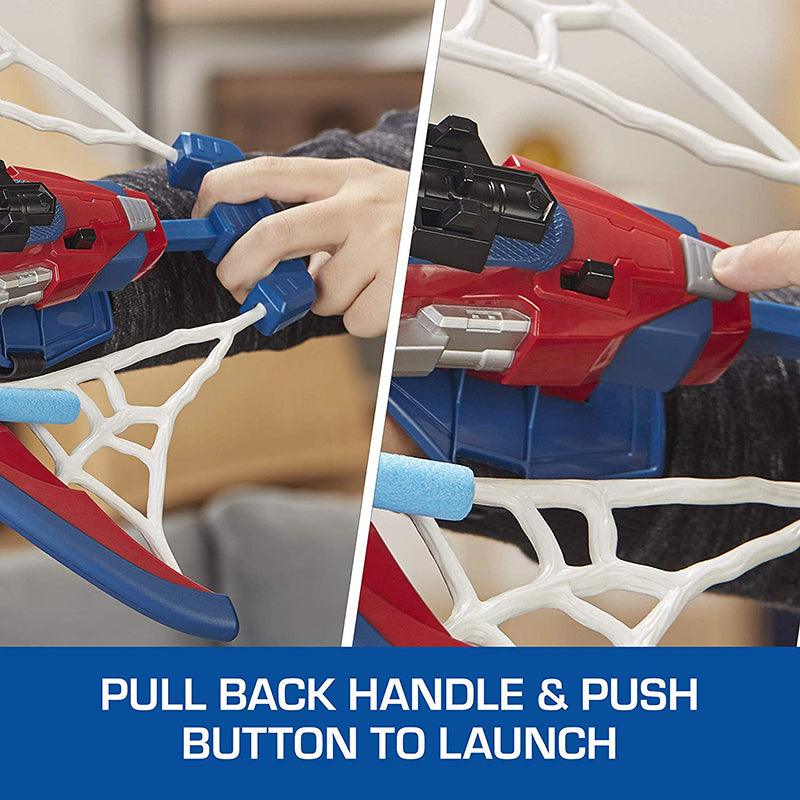 Buy Marvel Spider-Man Web Shots Spiderbolt Nerf Powered Blaster Toy