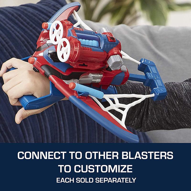 Marvel Spider-Man Web Shots Spiderbolt Nerf Powered Blaster Toy