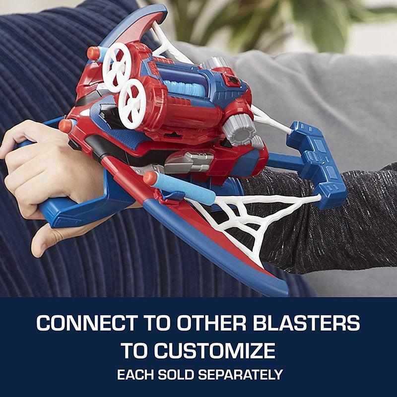 Buy Marvel Spider-Man Web Shots Spiderbolt Nerf Powered Blaster Toy