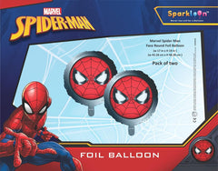 Marvel Spider Man Round Foil Balloon, Pack of 2